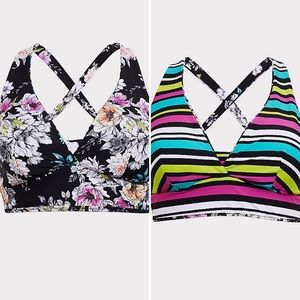NWT reversible triangle bikini top